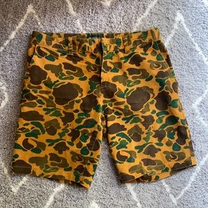 Men’s OBEY leopard shorts